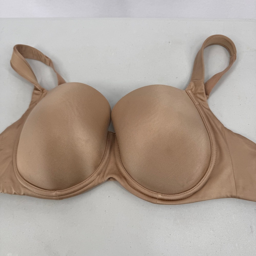 Soma Stunning Support Full Coverage Bra Womens‎ 40C Tan Underwire Smooth Molded